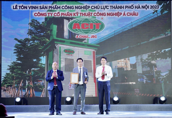 Acit lần thứ 2 đạt chứng nhận sản phẩm công nghiệp chủ lực thành phố hà nội