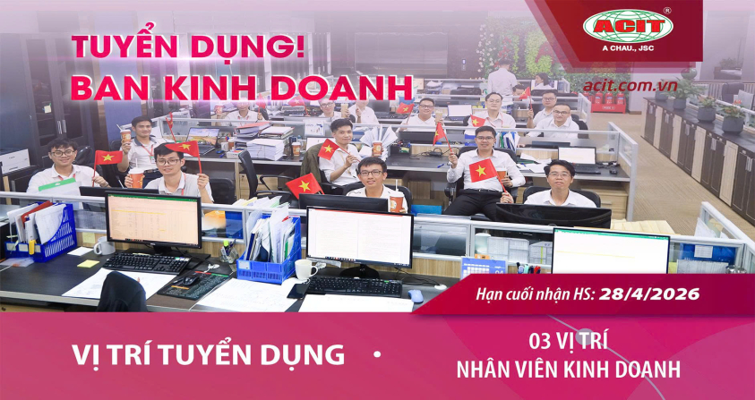 Tuyển dụng nhân sự: Ban Kinh doanh