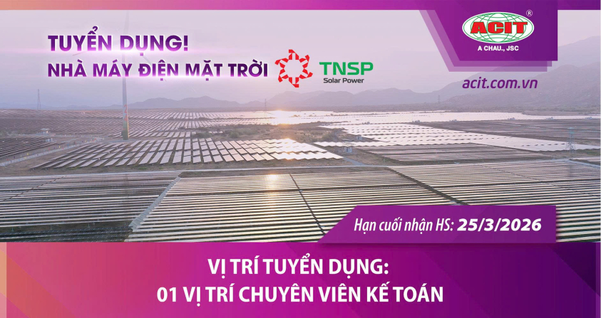 Tuyển dụng nhân sự: Nhà máy Thuận Bắc